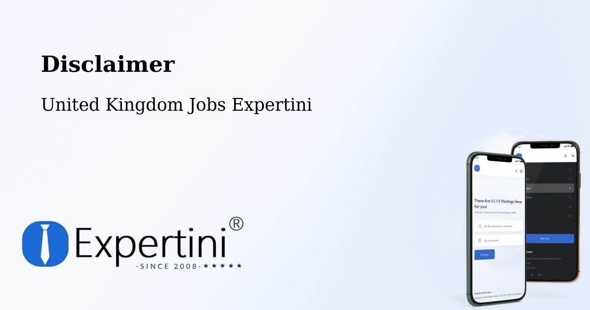 Disclaimer – Stromness - United Kingdom Jobs Expertini